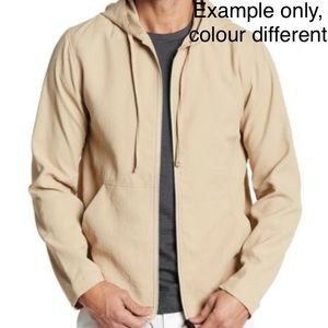 THEORY | kangaroo pockets zipper hoodie ja…